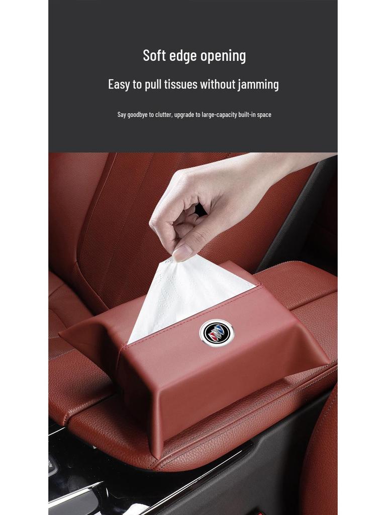 Car Tissue and Towel Bag for Buick Models: Regal, LaCrosse, Excelle, Verano, Envision