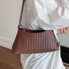 French High-end Niche Design Woven Underarm Bag 2025 New Handbag Simple Casual Shoulder Bag Women