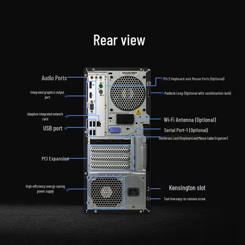 Lenovo P368-C4 Graphics Design Tower Workstation (CN version)