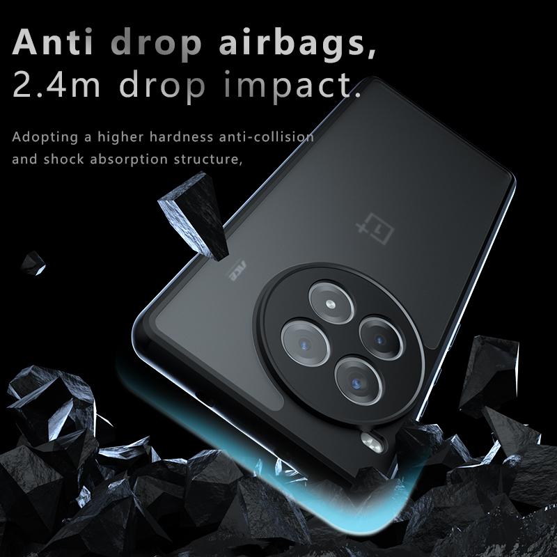 Чехол Armor для Oneplus Ace 3 Pro ACE3 2PRO 12 12R Чехол Роскошные матовые прозрачные чехлы для One Plus 12 R 1+ACE 3Pro Акриловый ударопрочный бампер