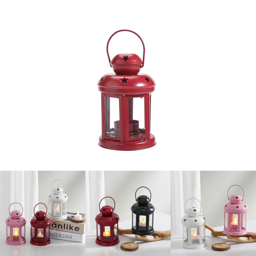 Hollow Star Iron Candle Stand For Party Decorations And Romantic Home Accents