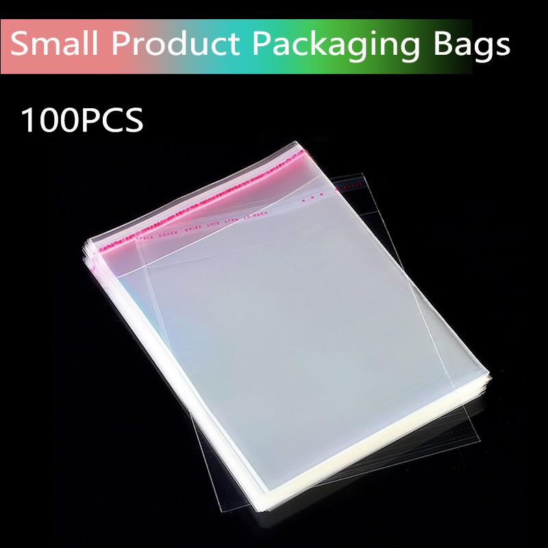 100pcs OPP Bag Self-adhesive Bag Clothing Packaging Bag Transparent Plastic Self-adhesive Self Sealing Adhesive
