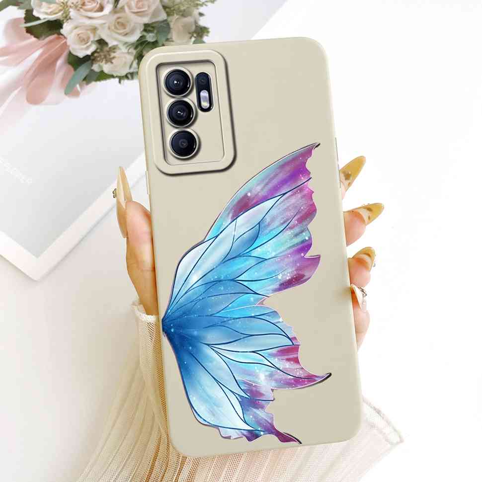 Чехол для Oppo Reno6 4G Новый Мультяшный Принт Панды Мягкий Силиконовый Чехол для Oppo Reno6 4G CPH2235 Чехлы для Телефона Fundas