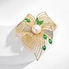 Pearl Flower Brooch High-end Women Exquisite and Luxurious Style Brooch Suit High-end Style Brooch
