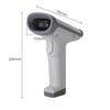 Deli 14950W Wireless 1D 2D Barcode Scanner
