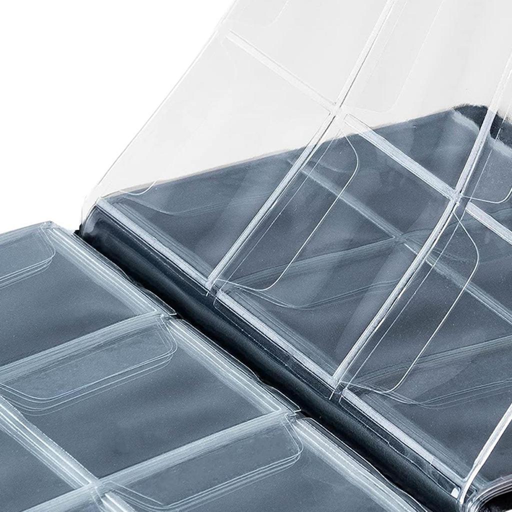 Альбом-органайзер для монет для коллекционеров, папка-регистратор на 60 карманов для хранения денег и пенни