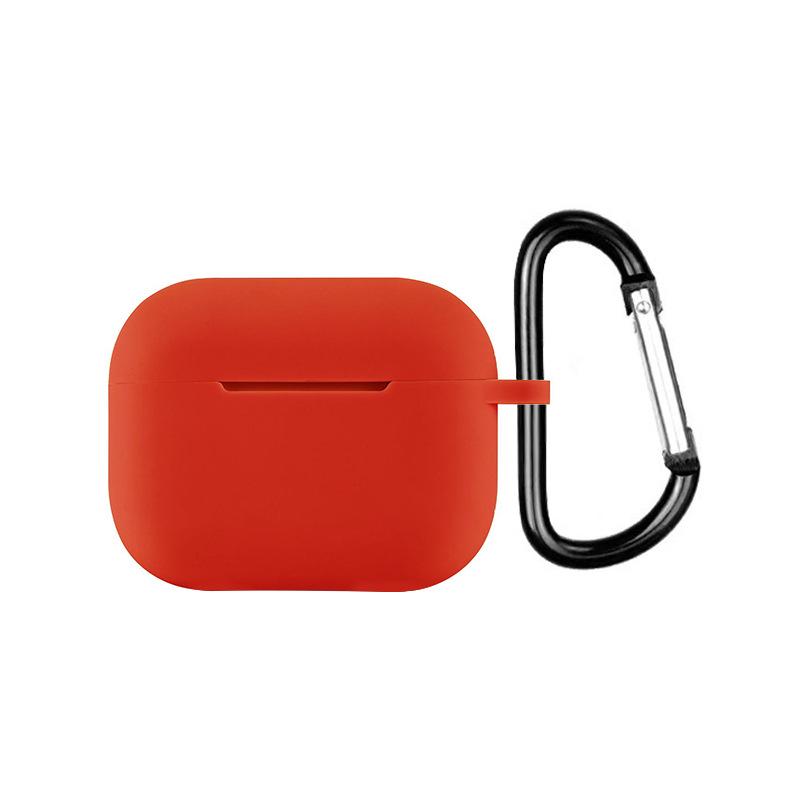 Однотонный силиконовый защитный чехол для Apple AirPods Pro 2