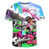 Летние футболки Игра Splatoon 3D-принт Футболка с круглым вырезом Повседневные топы для мальчиков и девочек Оверсайз Мода Харадзюку Детские футболки Детская одежда