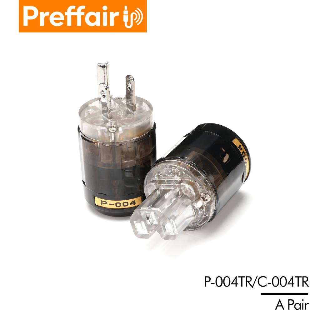 Preffair HiFi Rhodium Plated US/EU Power Plug IEC Connector Audio AMP CD Player AC Power Cord Connector Adapter for SpeakerGood product