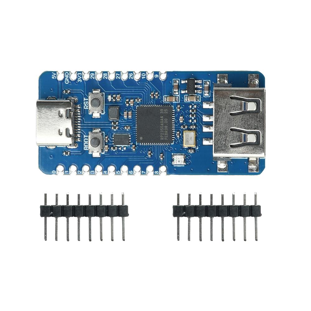 RP1111-USB-A Expansion Development Board Microcontroller Processor Based on Raspberry Pi Pico 1 Development Board Type C