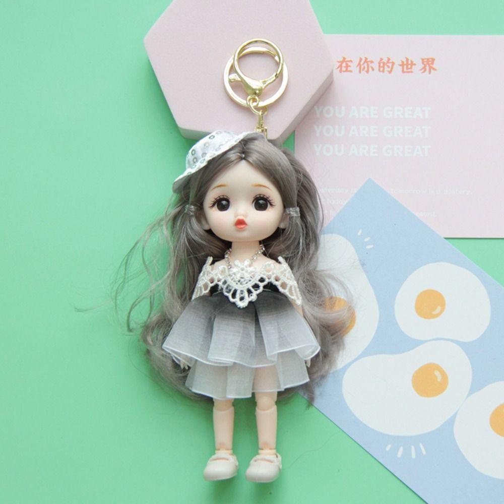 Мультяшный подвесной брелок для рюкзака 13 подвижных суставов Подвесной декор Милый брелок для сумки Школьный рюкзак