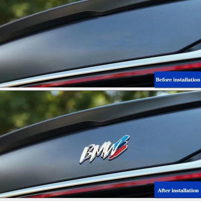 3D Metal Car Body Stickers Custom Badges Auto Styling Decoration Accessories For BMW M performance E46 E90 E60 F10 F30 E39 E36