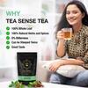 TEA SENSE Tulsi Spiced Green Detox | Листовой чай | 100 г | Смесь зеленого чая, тулси и индийских трав | 50+ чашек