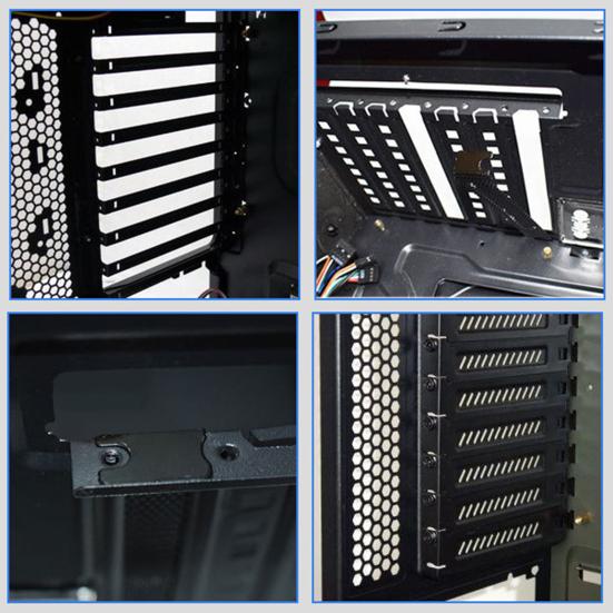 5 шт. Заглушка слота PCI Пылезащитная Вентиляционная Гальваническое покрытие Охлаждение Настольная Крышка слота PCI для Компьютера