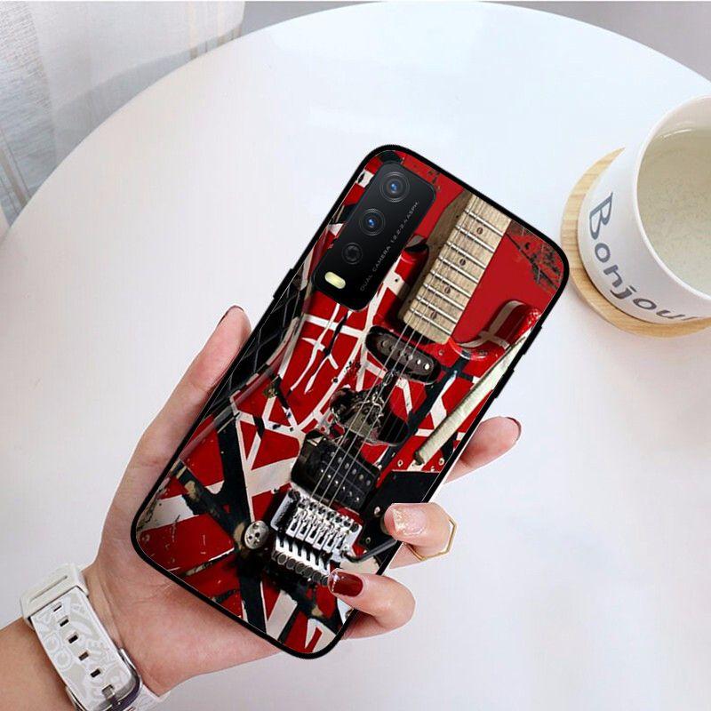 Чехол для телефона Eddie Van Halen Graphic Guitar для vivo Y31 Y30 Y33S Y11S Y12S Y17 Y20S Y21S Y1S Y53S Y15 Y19 Y91C V23 Cases coque