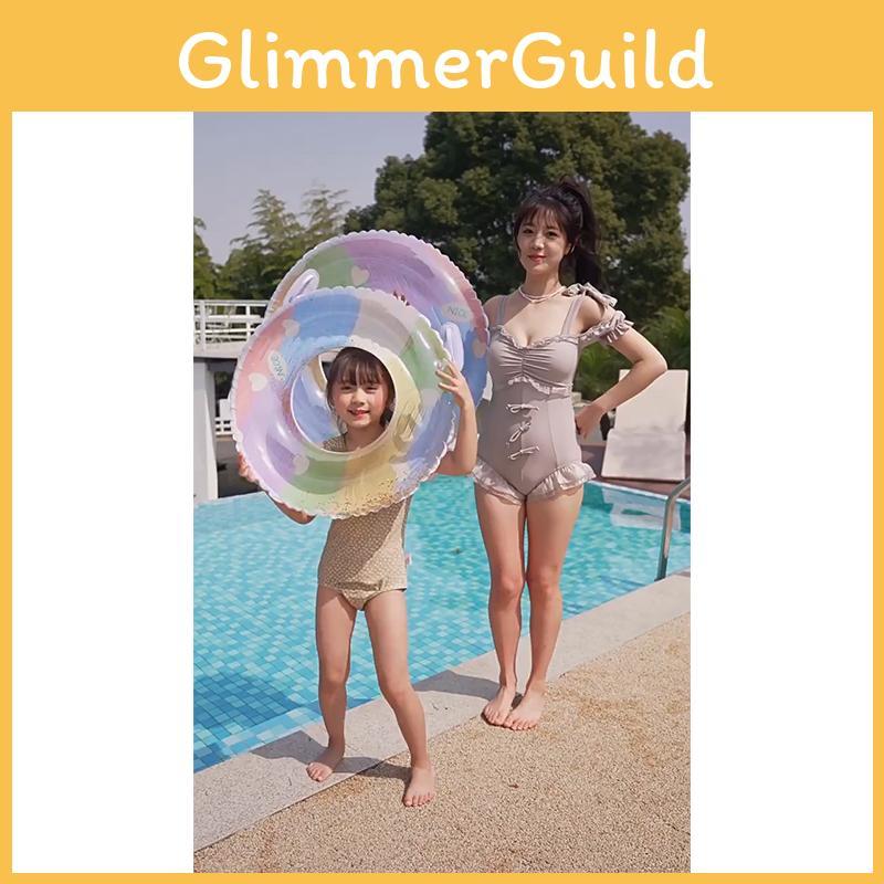 Новый Блестящий Модный Масляная Живопись Надувной Круг Для Детей И Взрослых Оптовая Продажа Оборудования Для Водных Видов Спорта