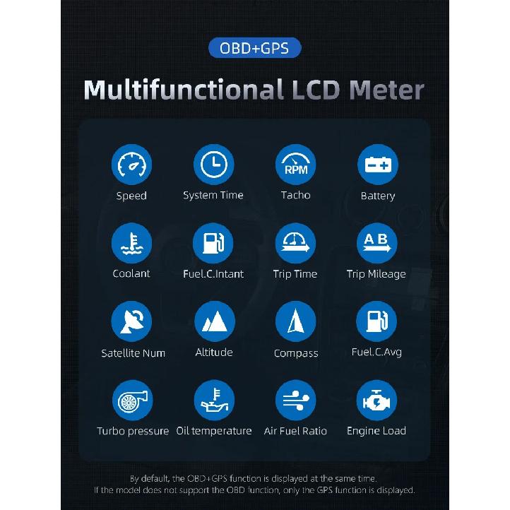F11 OBD GPS Проекционный дисплей с сенсорным ЖК-экраном, автомобильный HUD OBD2, цифровой HUD, бортовой компьютер, электронные аксессуары для двигателя автомобиля