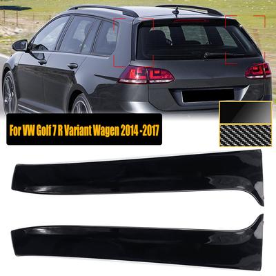 Для VW Golf 7 R Variant Wagen 2014-2017 спойлер на заднее окно, крыло, боковой сплиттер, наклейка «Canards», накладка на автомобиль