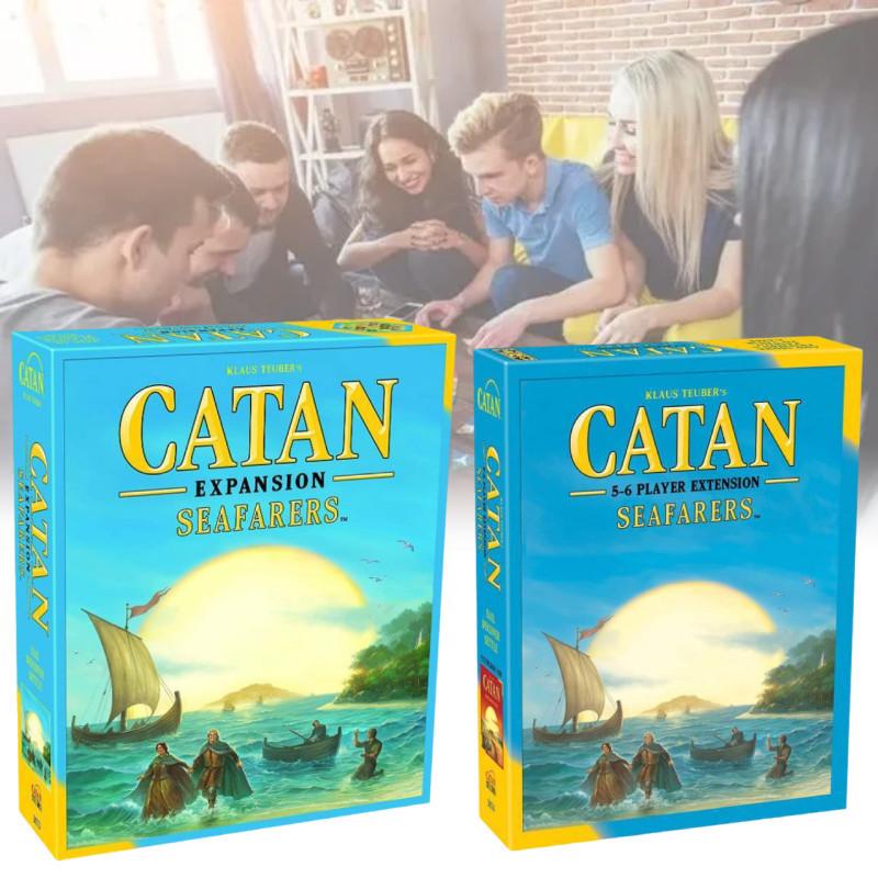 Захватывающее английское издание настольной игры Catan Island 5-е издание дополнение для 5-6 игроков карточки для вечеринок