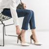 Summer Leopard Pointed Toe High Heels Women Shallow Mouth Single Shoes Gradient Nightclub Sexy Womens Pumps 6-10Cm Heels