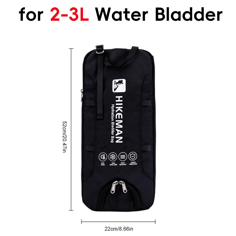 Insulated Cooler Bag for 1-2L & 2-3L Water Bladder Water Resistant Hydration Bladder with 600D Oxford Fabric for Hiking Cycling