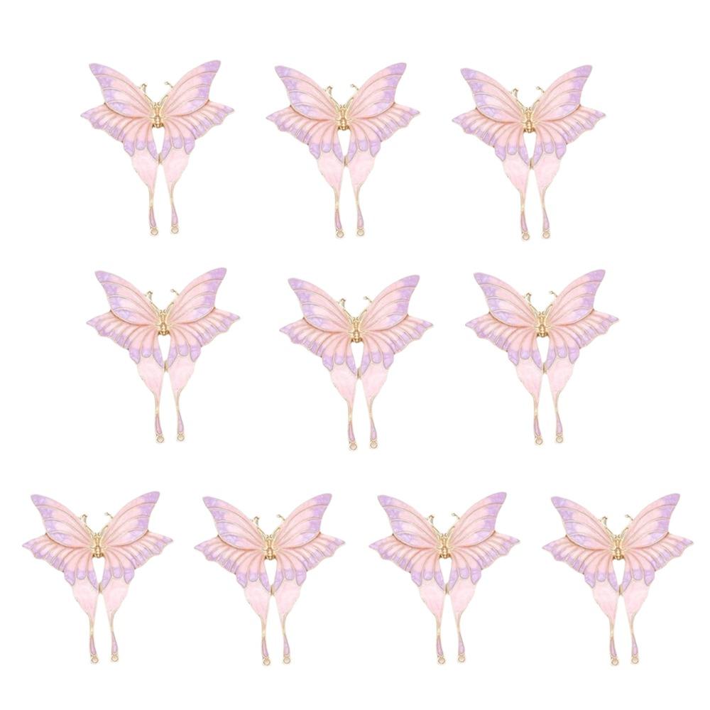 Alloy Material Butterfly Clothing Accessories Butterfly Brooch Pendant For Jewelry Making