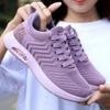 Shoes Women's 2025 Autumn Women's Shoes Running Shoes Polyurethane Fly-woven Casual Sports Shoes Women's Breathable and Wear-resistant