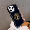 Чехол для мобильного телефона 'Древо Жизни Мира' для iPhone 17 16 15 14 13 12 11 Air Pro Max Plus Волнистый Край ТПУ Цветной Чехол Роскошный Чехол