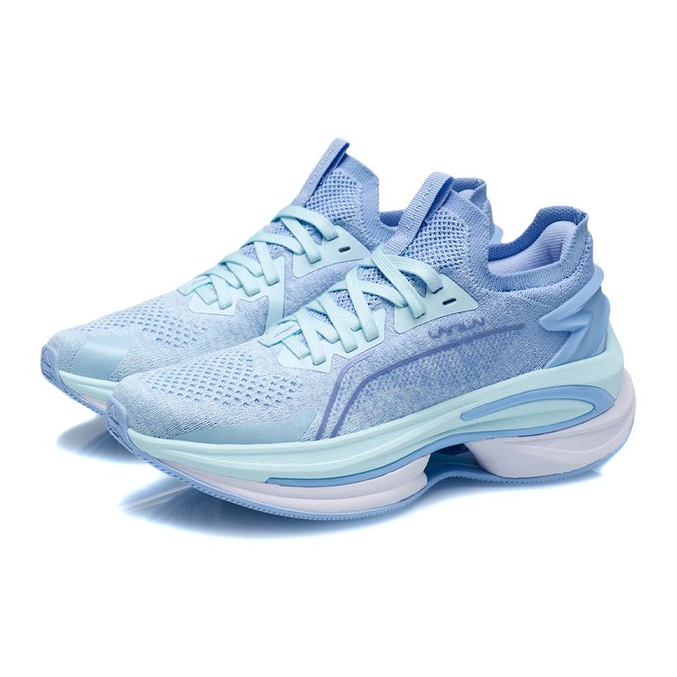 Li Ning Wu Shi 5S 1.0 Trendy Breathable Shock Absorbing Non-Slip Wear-Resistant Low-Top Running Shoes Women Sneaker Light-Blue ARHR210-6