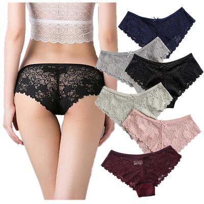 Все Кружевное Красивое Низкое Полусексуальное Нижнее Белье Счастливые Сексуальные Вещи [HINICE] Женские Трусики, Кружево, Трусики Т-стринги, Трусики, Обычные, Ягодицы, Нижнее белье,