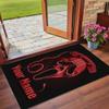 Crystal Velvet Rug Custom Name Text, Soft Non Slip Floor Mat Home DecorScream Ghostface