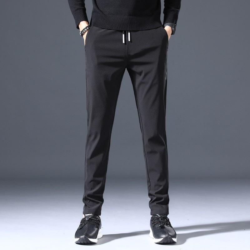 Men's Casual Pants, Autumn and Winter Fleece Pants, Straight-leg Loose Long Pants, Sports Pants for Men