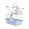 2 Layers Hamster Habitats Cage 19x23x28cm for Mice Gerbils with Slide Detachable Bottom Tray