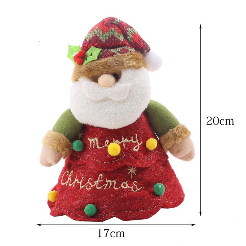 Новогодние рождественские украшения для дома Подарочный пакет Большие рождественские пакеты для конфет Праздничный мультяшный пакет для яблок в форме дерева Пакет для конфет