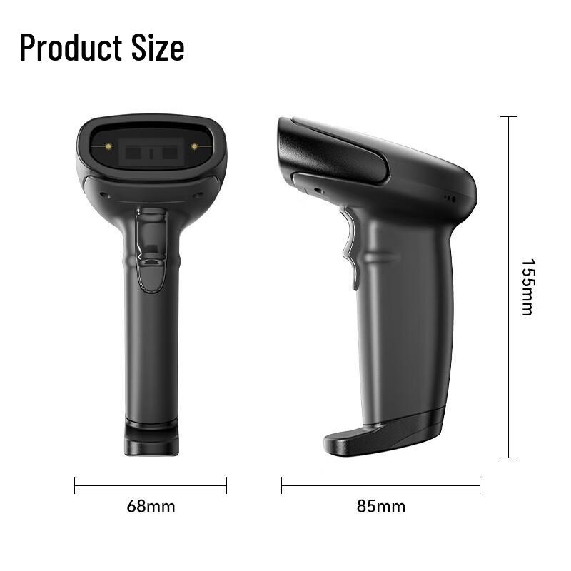Deli Wireless 1D/2D Barcode Scanner AA102