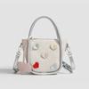 Новая сумка Love Bag Красивое девичье сердце Мода Повседневная Одно плечо Кроссбоди Высокое качество Ручная сумка-ведро