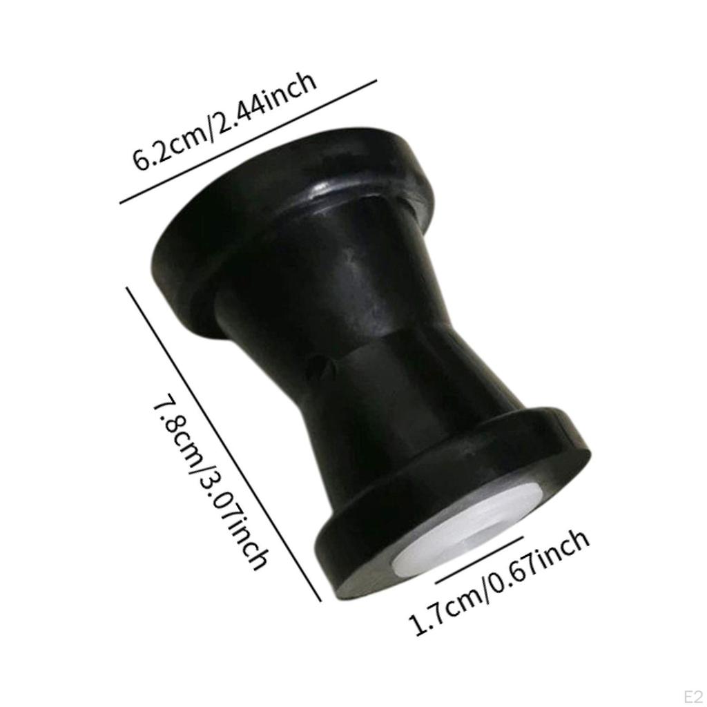 3-дюймовый сменный ролик для носового ролика, прочный ролик стопорного колокола из ТПУ, сборка лодочного прицепа