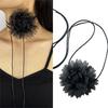 Stylish Rose Blossom Necklace Simulation Flower Neckchain Women Girls Collarbone Chain Eye Catching Choker Accessory