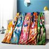 Cute Japanese Cartoon Plush S-Sailor Moons Blanket Light Four Seasons Family Light Sheet Sofa Cover Travel Warm Blanket