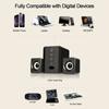 D-202 USB Wired Combination Speakers Computer Speakers Bass Stereo Music Player Subwoofer Sound Box