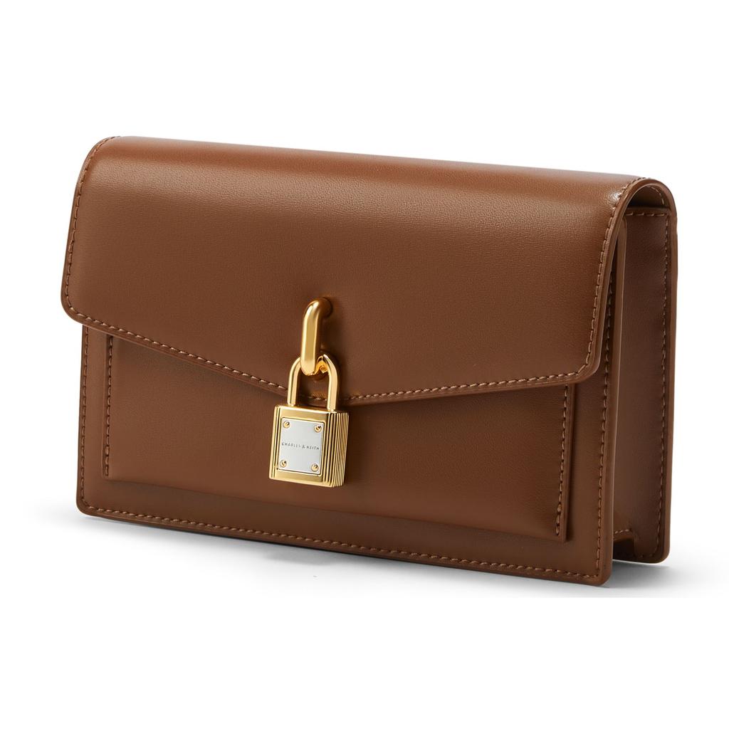 Charles & Keith Chain Versatile Fabric Small Square Shoulder Crossbody Bag Women bags CK2-80770605