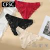 CFSC Women's Large Size Underwear Solid Color Print Underwear