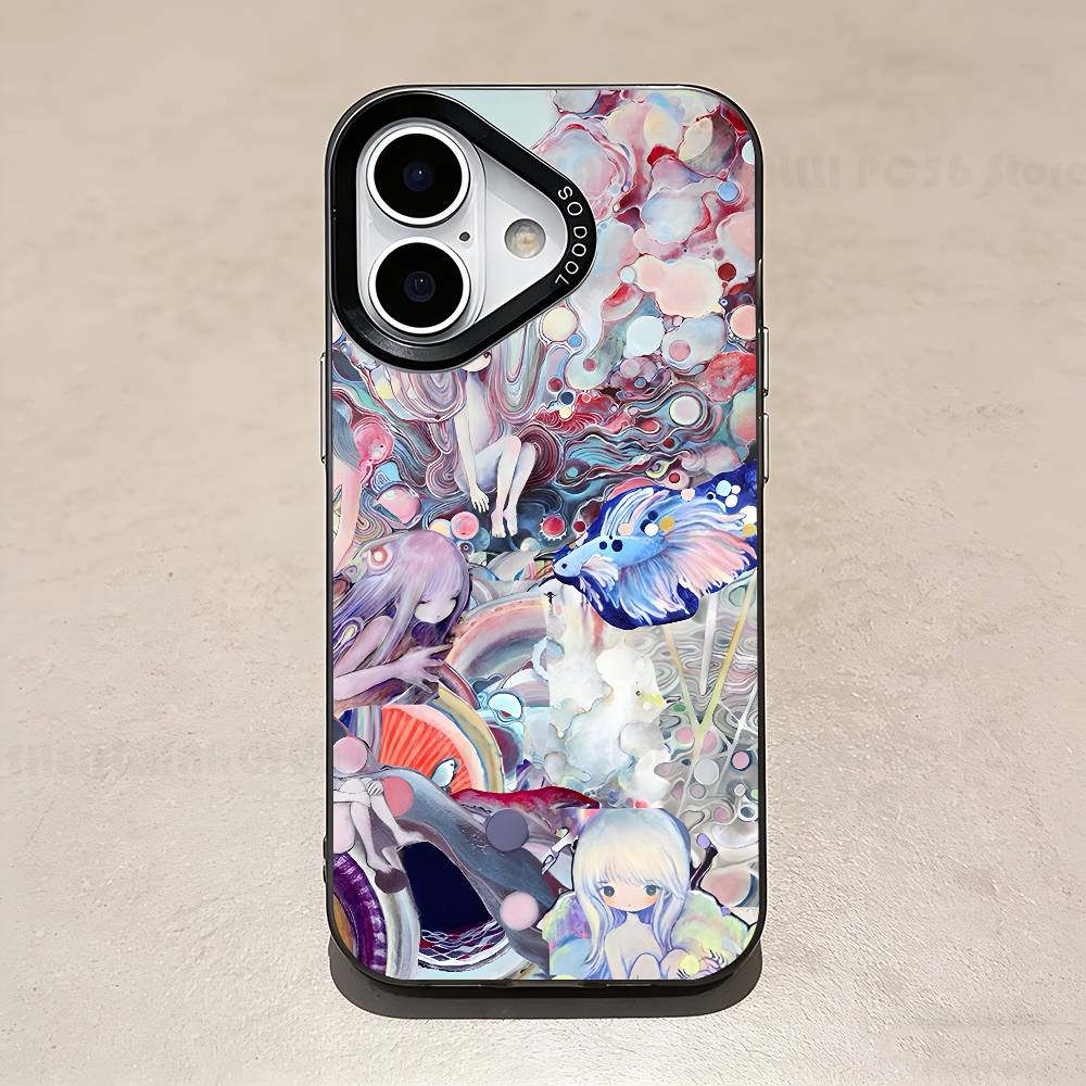 K-Kikuo Anime Figure Case For IPhone 11 12 13 14 15 16 17 Pro Max XS X XR Cover