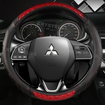 Автомобильный чехол на руль для Mitsubishi Outlander Mirage ASX 2012-Eclipse Cross 2017-L200 2015-2017 Авто