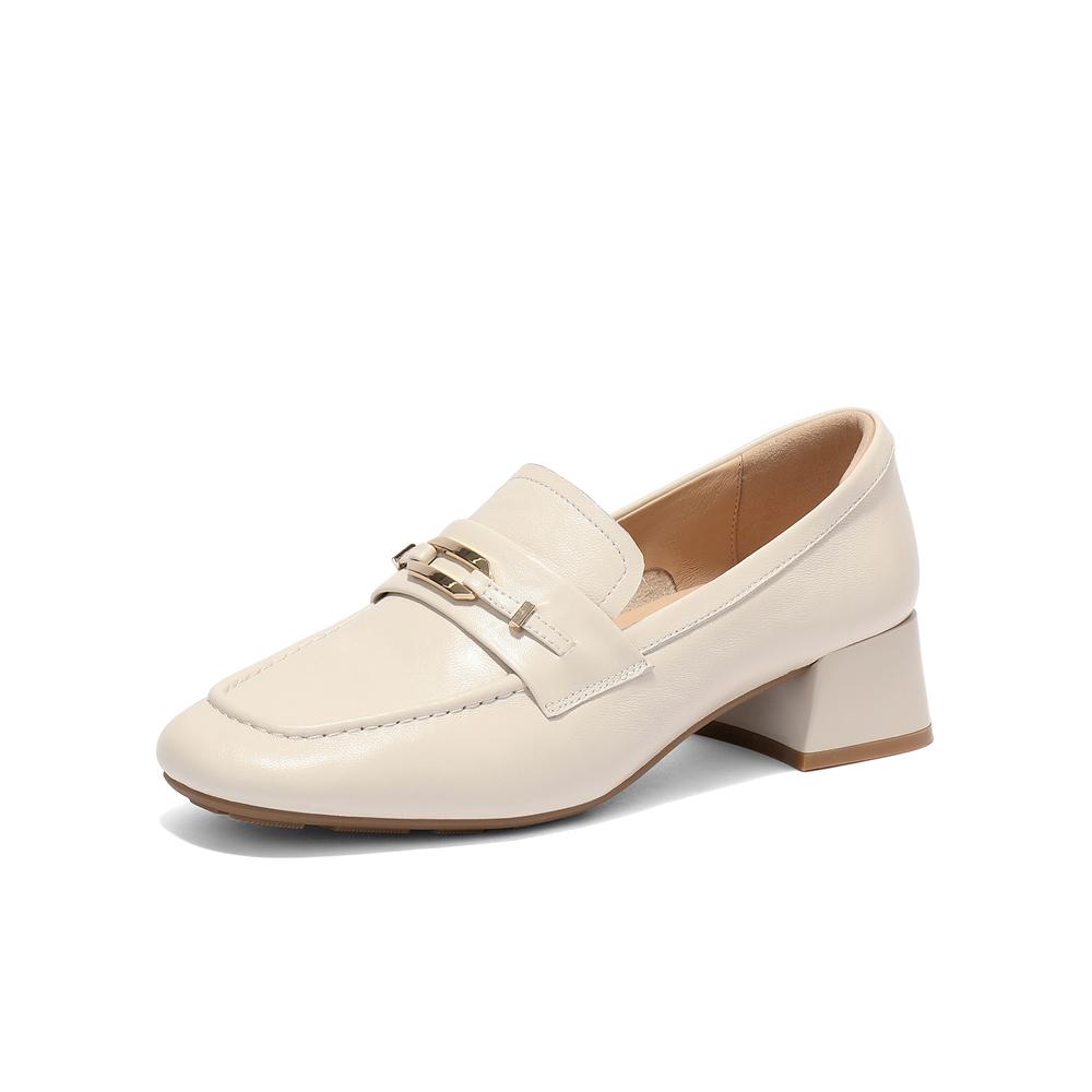 Senda Lefu Women's Autumn Commuting Shoes with Coarse Heel