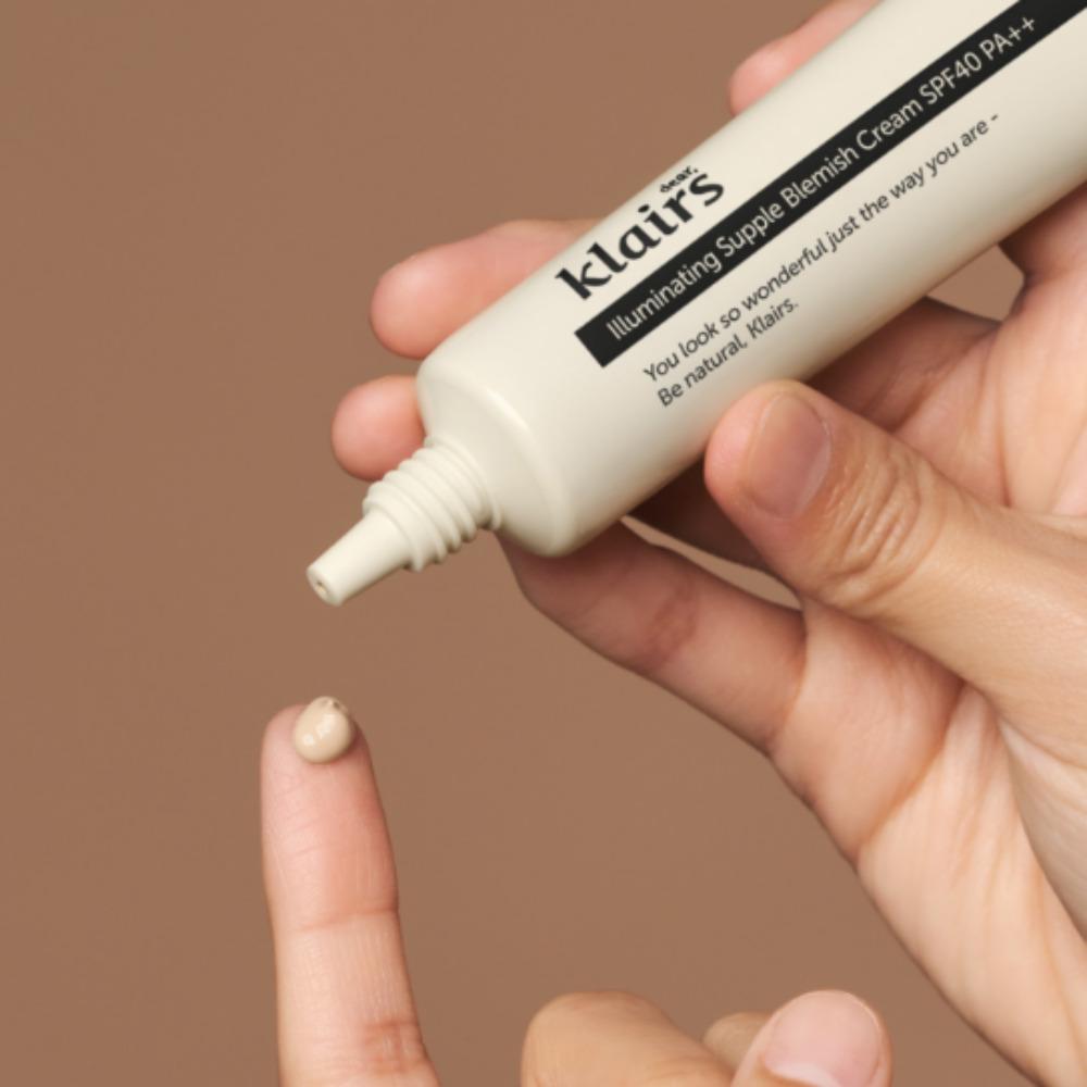 [Klairs] Осветляющий мягкий крем для проблемной кожи (BB крем) SPF40 PA++ 40 мл / Тональный крем