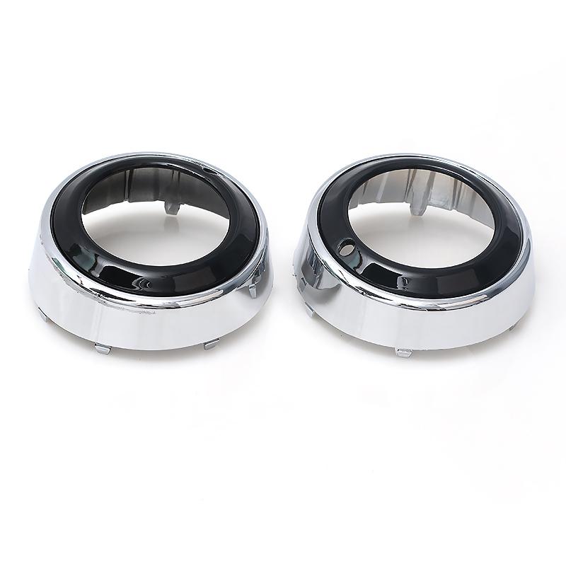 Для Mitsubishi Outlander 2010 2011 2012 автомобиля ABS хром передний бампер противотуманные фары крышка рамки корпуса