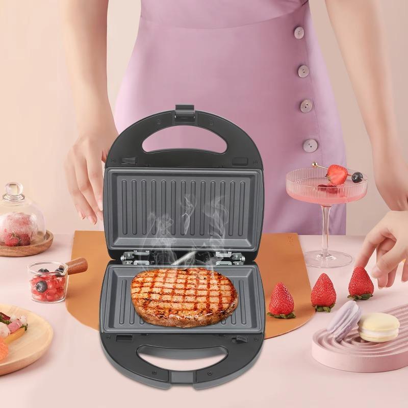 Mini Non 6-in-1 Sandwich Maker Removable Breakfast Home Waffle Maker Sandwich Maker Toaster