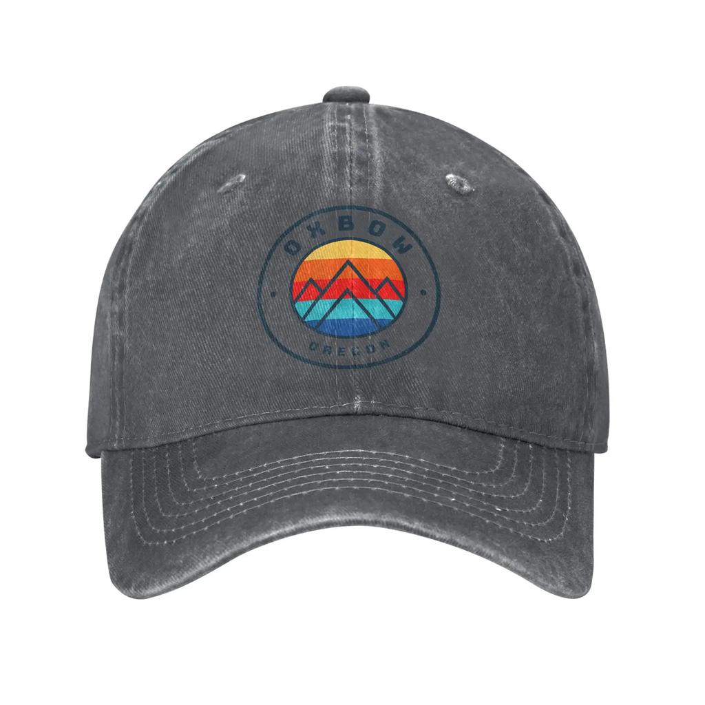 Ретро бейсболки Oxbow Oregon для рыбалки, летние, унисекс, из состаренного хлопка, солнцезащитная кепка для горных видов спорта и активного отдыха, регулируемая кепка