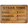 Retro Tin Signs Wall Art Bathroom Room Home Decor Items Vintage Metal Signs Accessories Luxury Decoration Poster Bar Accessories